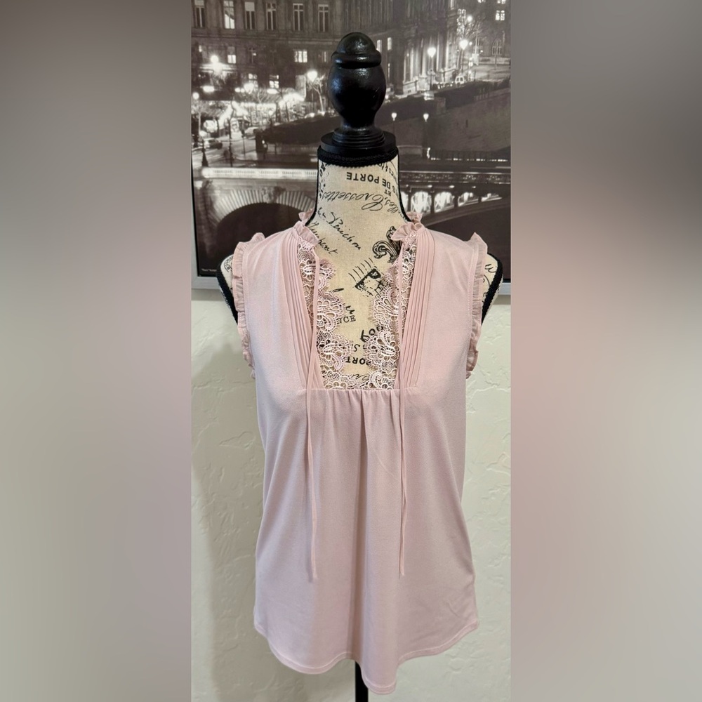 Express XS Pink Sleeveless Top